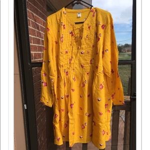 Old navy lace-up yoke spring dress